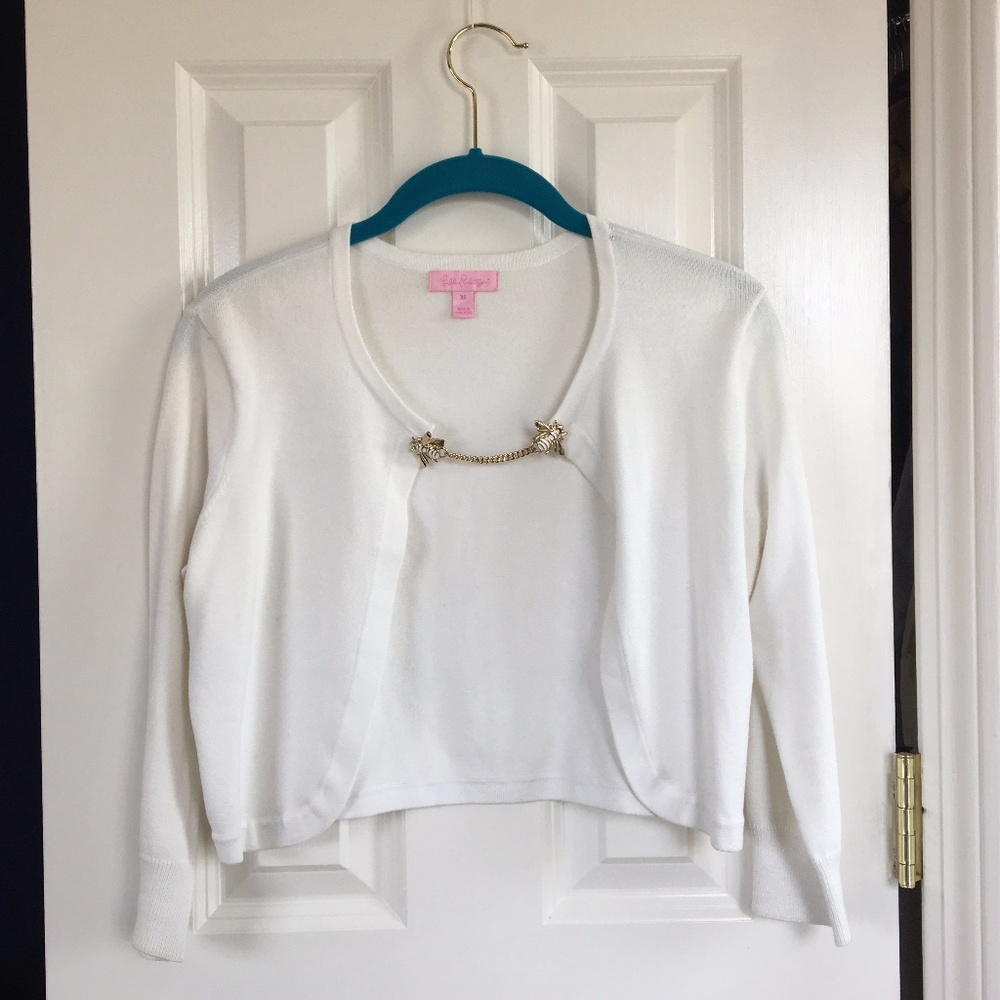 Lilly Pulitzer XS "Flora Simple Cardigan Sweater"